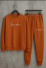2 Pcs Men's Fleece Plain Track Suit