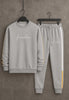 2 Pcs Men's Fleece Plain Track Suit