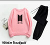Men's Printed Polyester Track Suit - 2 Pcs Set (Sweatshirt & Trouser)