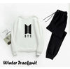 Men's Printed Polyester Track Suit - 2 Pcs Set (Sweatshirt & Trouser)