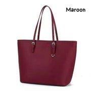 Women's PU Leather Plain Shoulder Bag
